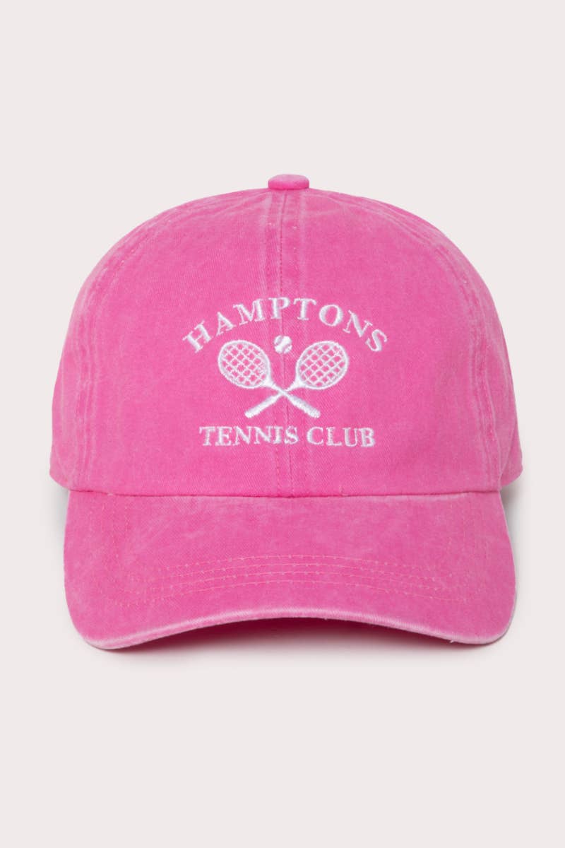 HAMPTONS TENNIS CLUB Baseball Cap | Pink