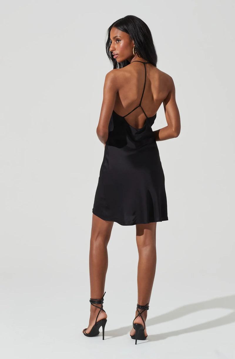 ASTR the Label | Medford Satin Mini Dress FINAL SALE