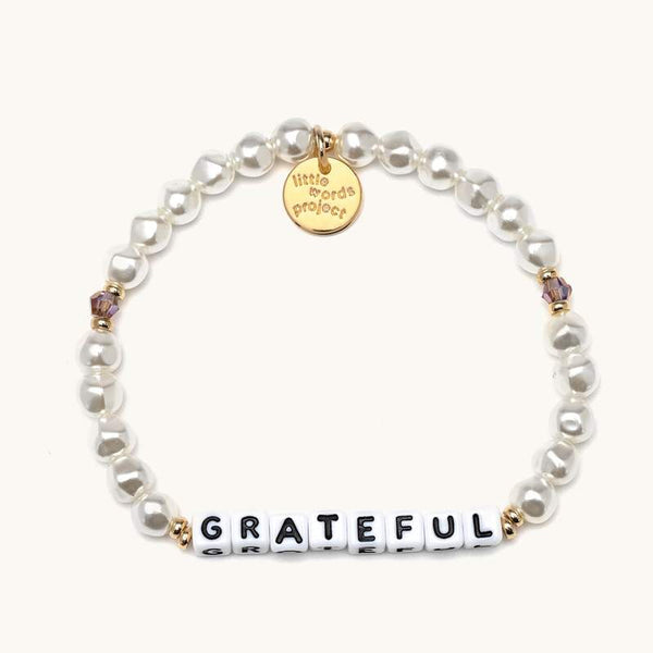 Grateful Pearl Bracelet | Little Words Project