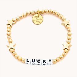 Lucky Gold Plated Bracelet | Little Words Project