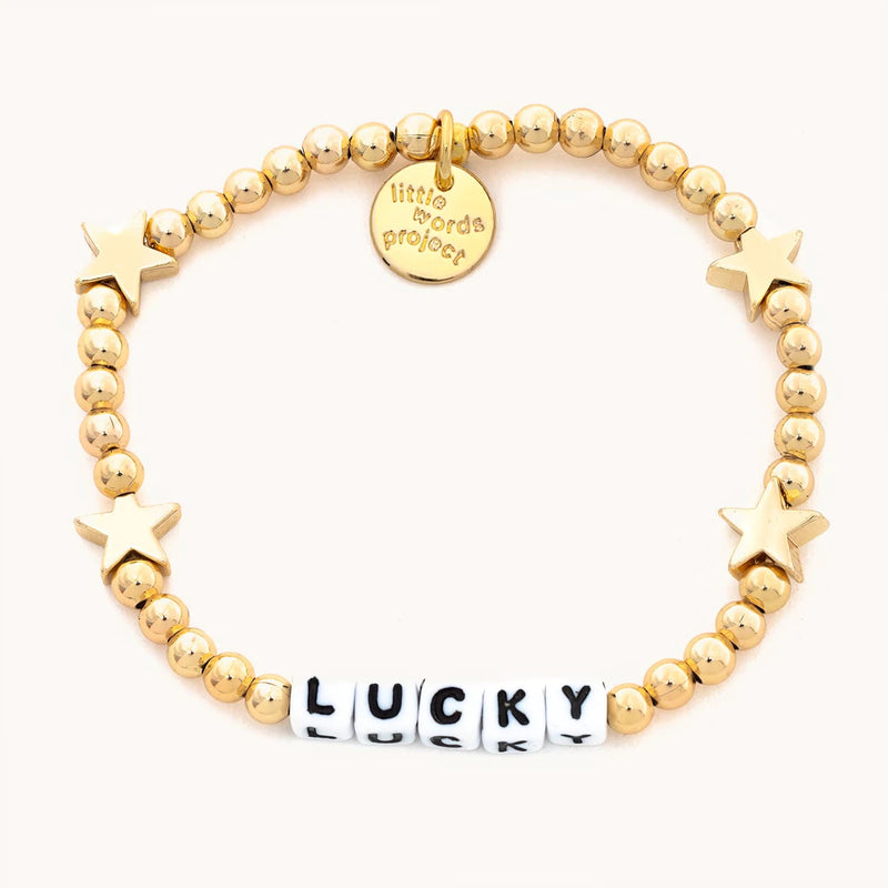 Lucky Gold Plated Bracelet | Little Words Project