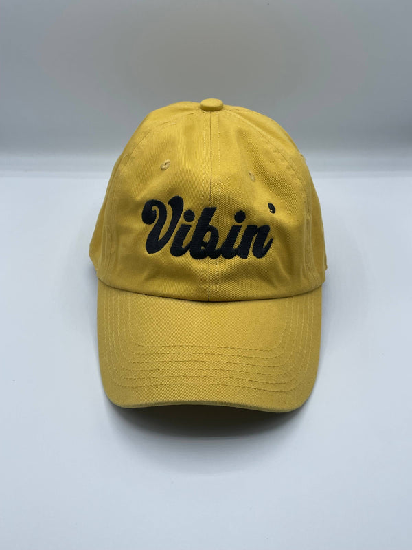 Vibin' Hat Baseball Cap | Yellow