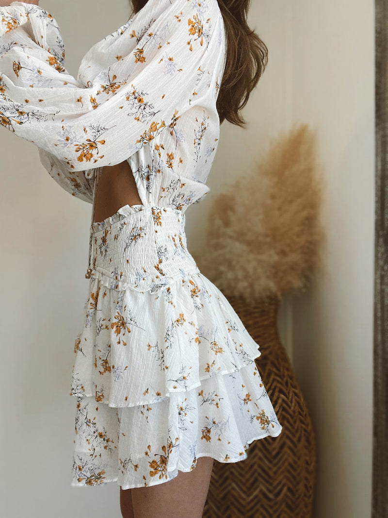 Tinsley Floral Cut Out Mini Dress | FINAL SALE