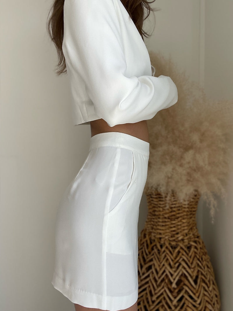 Stella Mini Skirt | White FINAL SALE