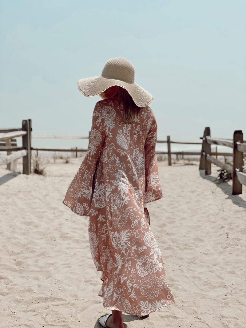 Tamara Floral Tassel Oversized Kimono | FINAL SALE