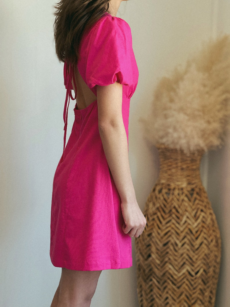Devan Puff Sleeve Mini Dress | FINAL SALE