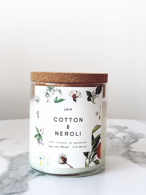 LEIF - BOTANIST CANDLE | Cotton & Neroli