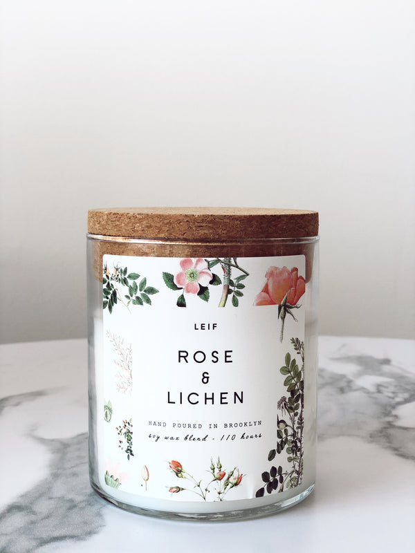 LEIF - BOTANIST CANDLE | Rose & Lichen