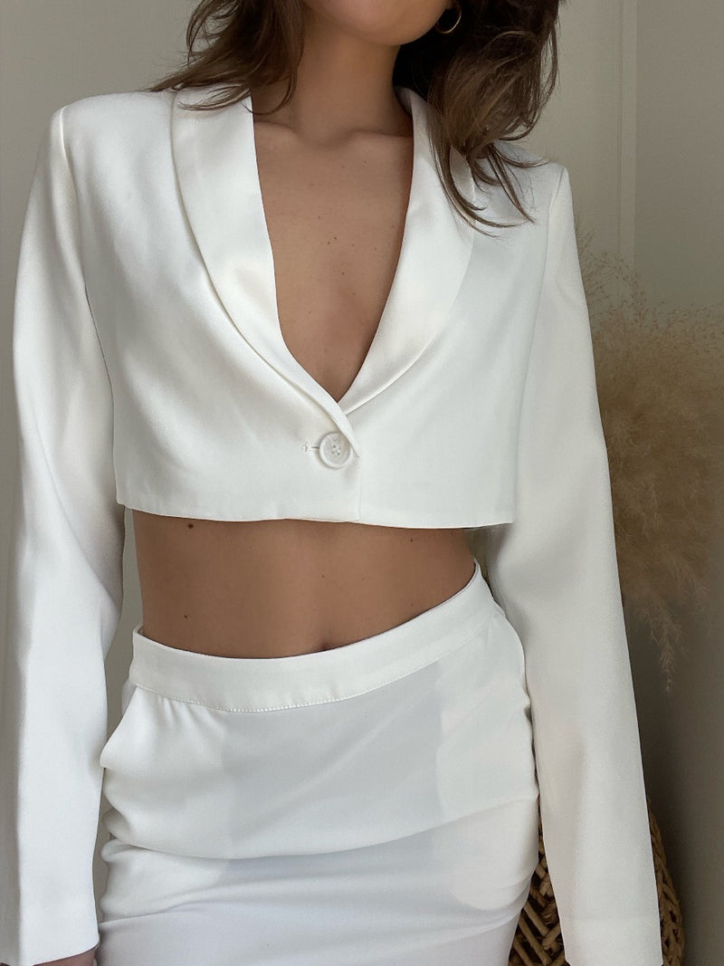 Stella Mini Skirt | White FINAL SALE