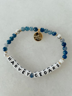 Harvey Cedars Bracelet - Blue Stone | Little Words Project