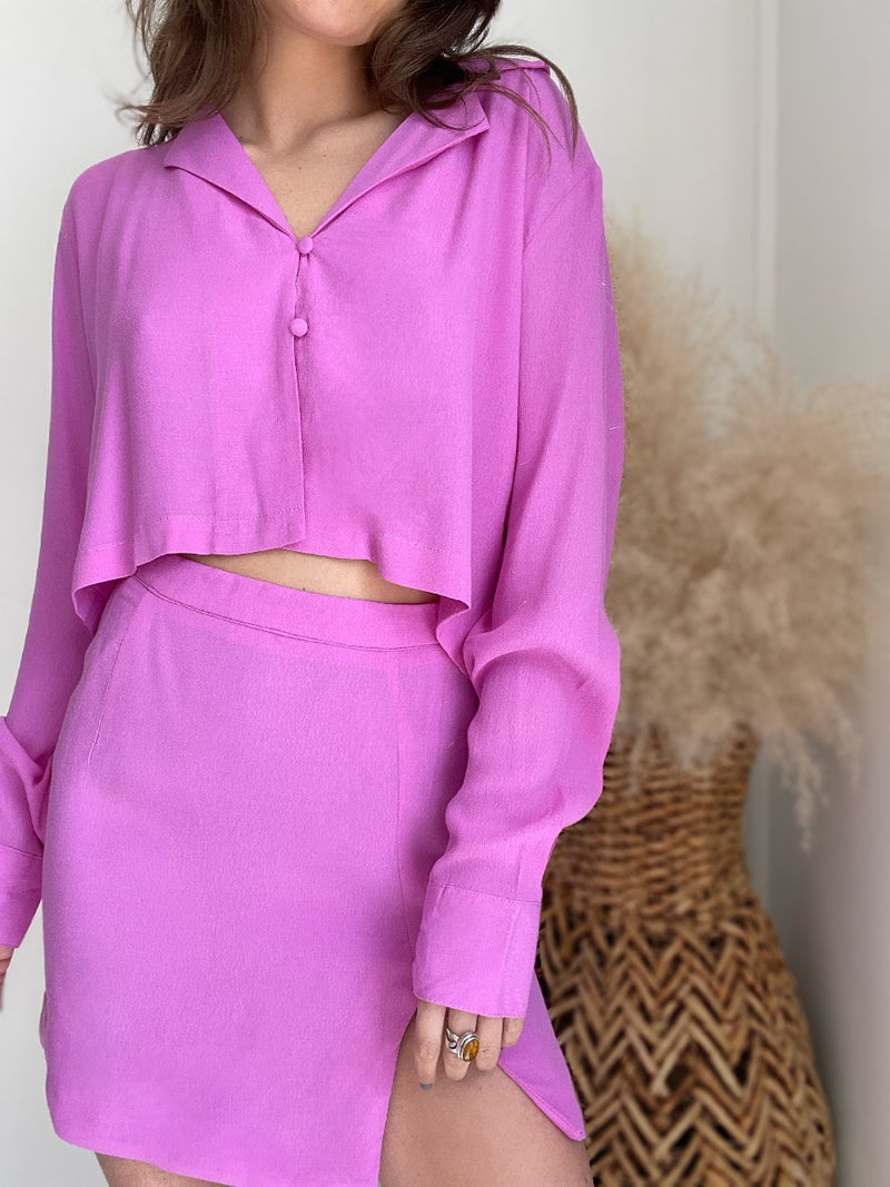 Odette Mini Skirt | Purple