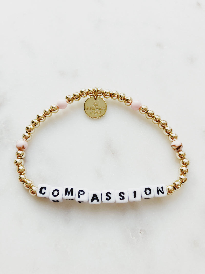 Compassion Gold-Filled Bracelet - Little Words Project