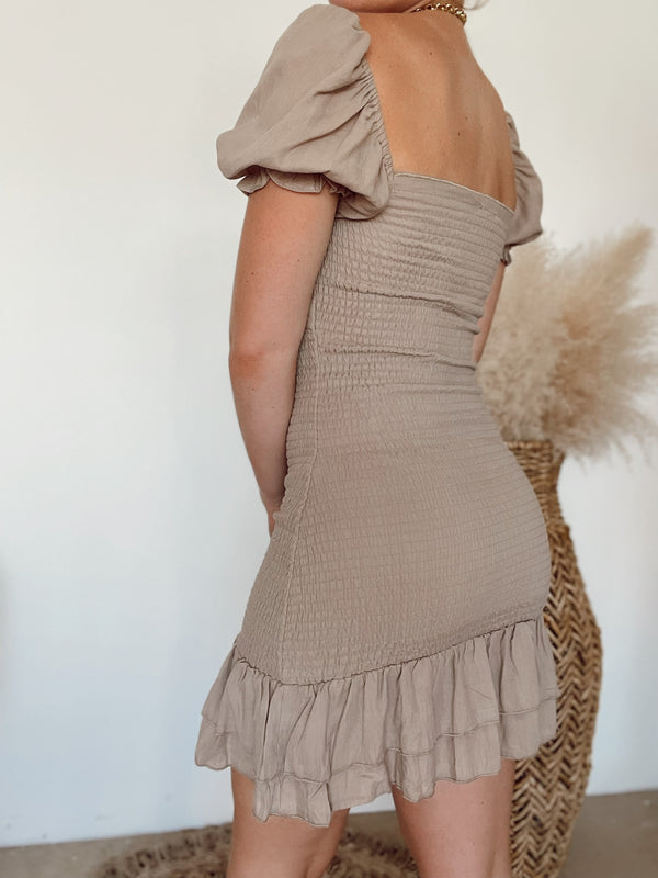 Jillian Smocked Puff Sleeve Mini Dress | FINAL SALE