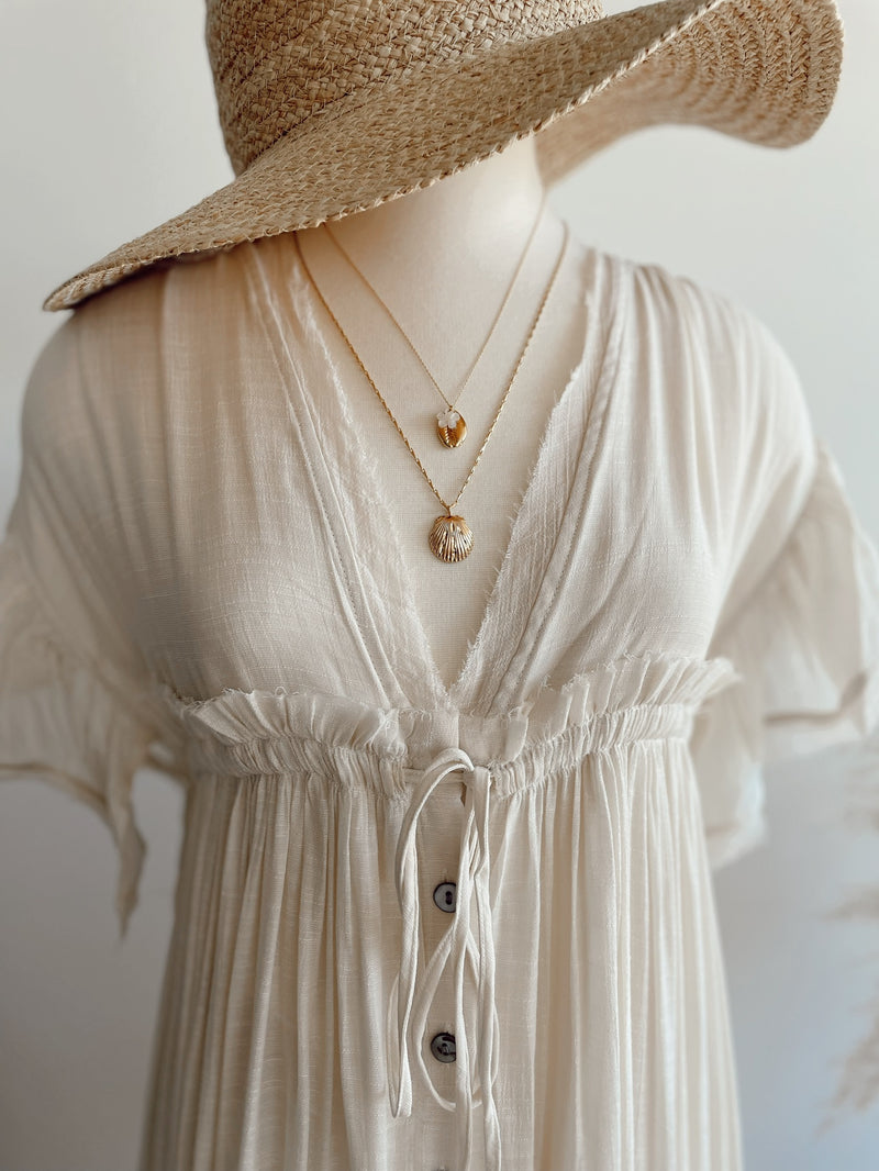 Lexi Flutter Sleeve Maxi Dress | FINAL DRESS