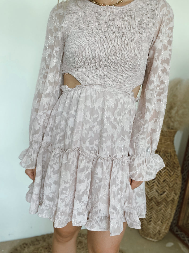 Michelle Smocked Bodice Floral Mini Dress | FINAL SALE