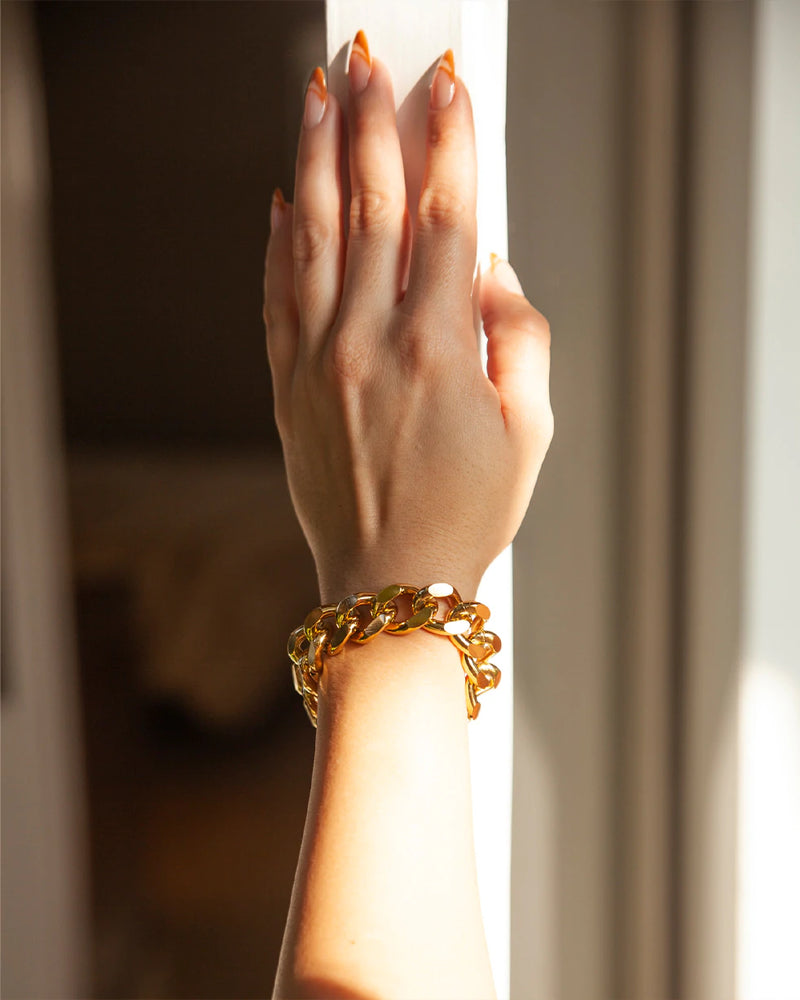 Kultur Chunky Gold Chain Bracelet | Jurate