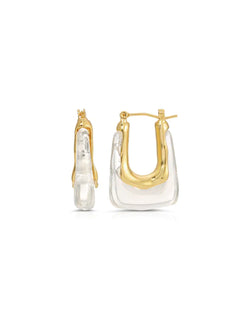 Nadia Clear Resin Earrings | Jurate