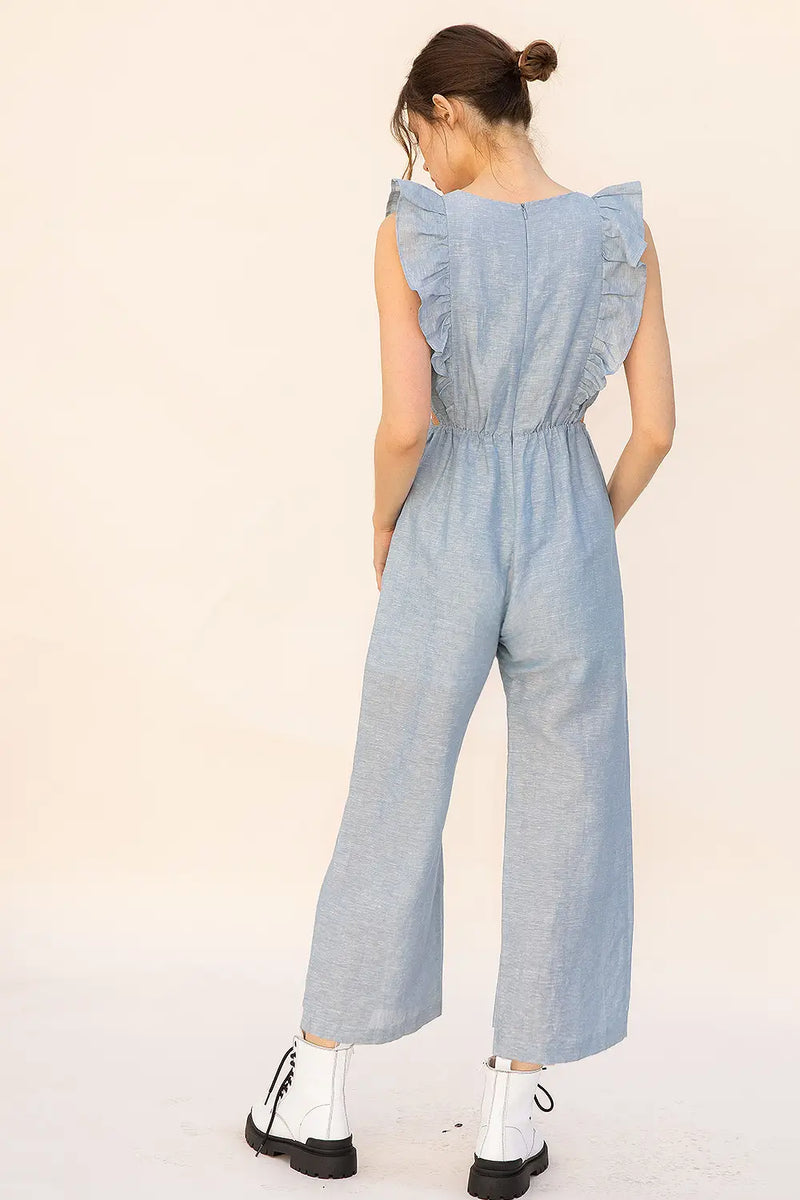 Theo Ruffled Jumpsuit | FINAL SALE