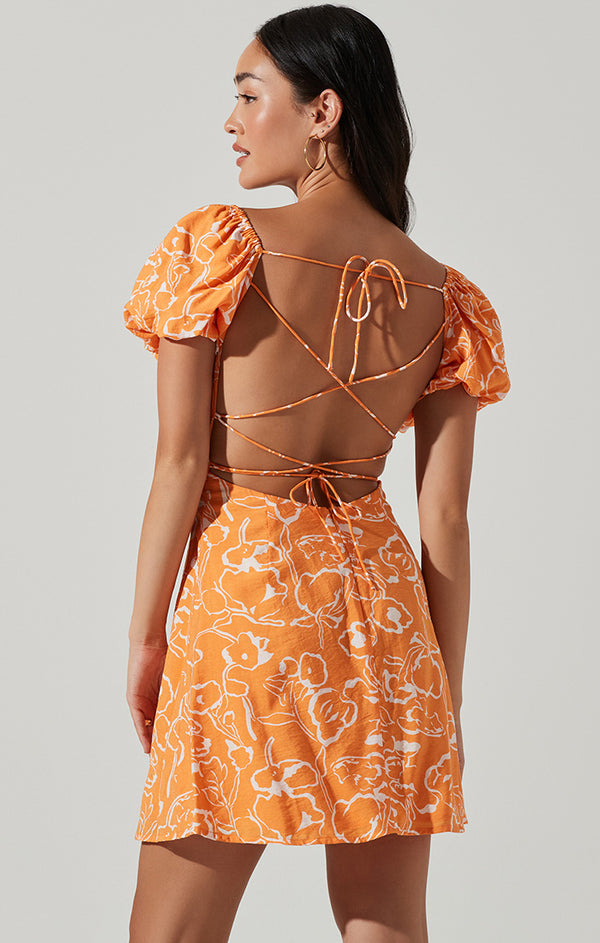 ASTR the Label | Esilda Dress | Sunkissed Orange