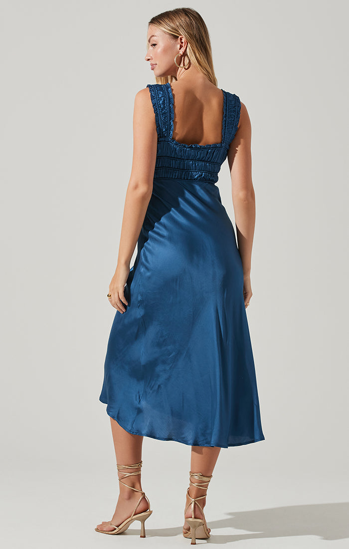 ASTR the Label | Enola Dress | Slate Blue