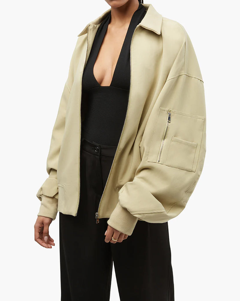 WeWoreWhat | Twill Bomber Jacket FINAL SALE